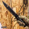 Image of 12.5" SWAT TEAM CS GO Tactical Fixed Blade Hunting Bayonet Bowie Military Combat Knife