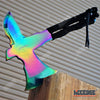 Image of 8" FIXED BLADE OUTDOOR THROWING AXE Tactical Battle Hatchet Hunting Survival Axe W/ Paracord Wrapped Handle