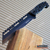 Image of 11" HUNTING CAMPING FANTASY FIXED BLADE RAZOR SHARP SURVIVAL KNIFE W/ NYLON SHEATH