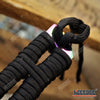 Image of 8" FIXED BLADE OUTDOOR THROWING AXE Tactical Battle Hatchet Hunting Survival Axe W/ Paracord Wrapped Handle