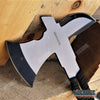 Image of 8" FIXED BLADE OUTDOOR THROWING AXE Tactical Battle Hatchet Hunting Survival Axe W/ Paracord Wrapped Handle