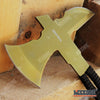 Image of 8" FIXED BLADE OUTDOOR THROWING AXE Tactical Battle Hatchet Hunting Survival Axe W/ Paracord Wrapped Handle