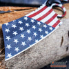 Image of 3PC COMBO FIXED US FLAG CLEAVER + BLACK Mini CLEAVER + "We The People" Knife