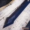 Image of 27" MEDIEVAL Full Tang FIXED BLADE Black FANTASY Renaissance SHORT SWORD