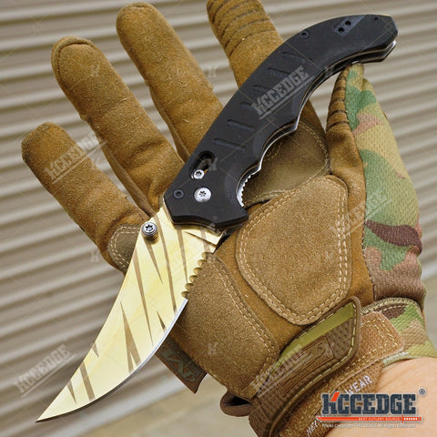 8" CSGO POCKET KNIFE FOLDING KNIFE TACTICAL SURVIVAL HUNTING CAMPING OUTDOOR GEAR