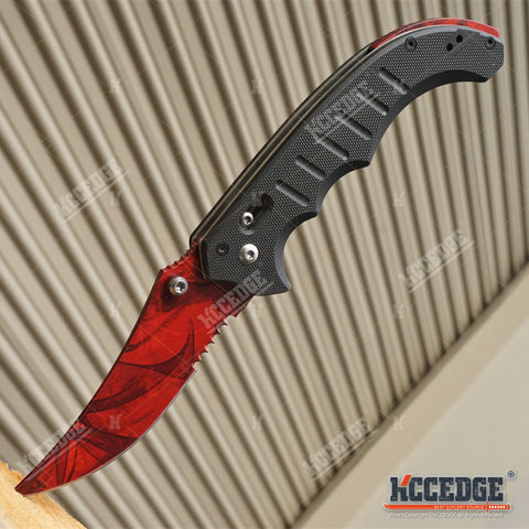 8" CSGO POCKET KNIFE FOLDING KNIFE TACTICAL SURVIVAL HUNTING CAMPING OUTDOOR GEAR