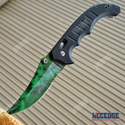 8" CSGO POCKET KNIFE FOLDING KNIFE TACTICAL SURVIVAL HUNTING CAMPING OUTDOOR GEAR