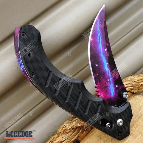 8" CSGO POCKET KNIFE FOLDING KNIFE TACTICAL SURVIVAL HUNTING CAMPING OUTDOOR GEAR