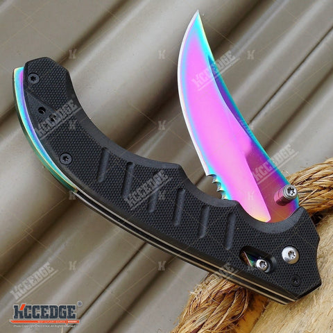 8" CSGO POCKET KNIFE FOLDING KNIFE TACTICAL SURVIVAL HUNTING CAMPING OUTDOOR GEAR