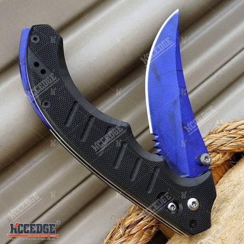 8" CSGO POCKET KNIFE FOLDING KNIFE TACTICAL SURVIVAL HUNTING CAMPING OUTDOOR GEAR
