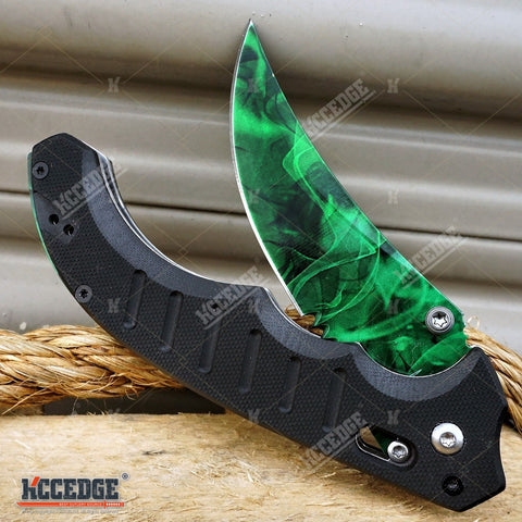 8" CSGO POCKET KNIFE FOLDING KNIFE TACTICAL SURVIVAL HUNTING CAMPING OUTDOOR GEAR