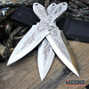Image of 3PC 6.5" Dragon Etched Throwing Knife Set with Sheath Ninja Kunai Combat Sharp Throwers Outdoor Throwing 3 TYPES TO CHOOSE