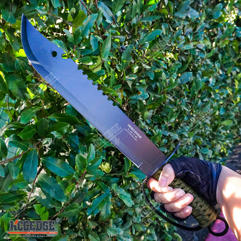 CHOPPING SWORD Sawback Fixed Machete Knuckle-Bow G – KCCEDGE