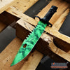 Image of 4PC SET CSGO Tactical Fixed Blade Hunting Bayonet Bowie Military Combat Knife