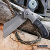 Image of Little Cleaver Combo 2PC Mini 6.5" Pocket Knife + FIXED US Flag 8" CLEAVER
