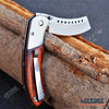 Image of 8" BUCKSHOT SHAVER STYLE CLEAVER Folding Pocket Knife
