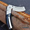 Image of 8" BUCKSHOT SHAVER STYLE CLEAVER Folding Pocket Knife