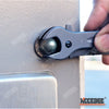 Image of 2PC MULTITOOL GREY KNIFE SET Folding WRENCH KNIFE + CLEAVER RAZOR Pocket Knife