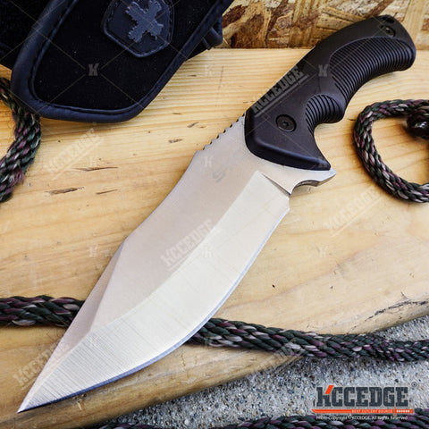 9" Rambo Combat FIXED BLADE KNIFE w/ Kydex Sheath & Belt Clip