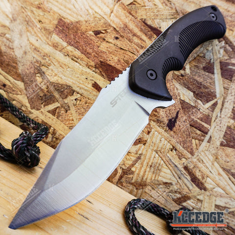 9" Rambo Combat FIXED BLADE KNIFE w/ Kydex Sheath & Belt Clip