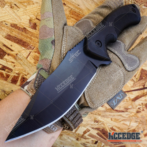 9" Rambo Combat FIXED BLADE KNIFE w/ Kydex Sheath & Belt Clip