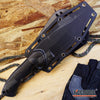 Image of 9" Rambo Combat FIXED BLADE KNIFE w/ Kydex Sheath & Belt Clip