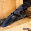 Image of 8" Spring Assisted Drop Point Knife w/ Emergency Glass Breaker & Cord Cutter