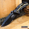 Image of 8" Spring Assisted Drop Point Knife w/ Emergency Glass Breaker & Cord Cutter
