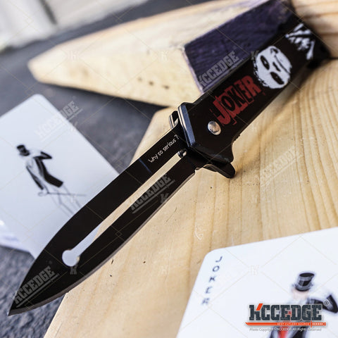 8" Spring Assisted Pocket Knife w/ Razor Sharp Blade