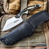 Image of Tactical Knife Hunting Knife Survival Knife 7.25" Fixed Blade Knife with Hybrid Blade Camping Accessories Camping Gear Survival Kit Survival Gear Tactical Gear