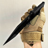 Image of TAKUMITAK 9.75" Fixed Blade Knife D2 5mm Tanto Blade G10 & Kydex Sheath Tactical Knife