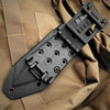 Image of TAKUMITAK 9.75" Fixed Blade Knife D2 5mm Tanto Blade G10 & Kydex Sheath Tactical Knife