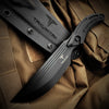 Image of TAKUMITAK 9.5" Fixed Blade Knife D2 5mm Straight Back Blade G10 & Kydex Sheath Tactical Knife