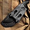 Image of TAKUMITAK 9.5" Fixed Blade Knife D2 5mm Straight Back Blade G10 & Kydex Sheath Tactical Knife