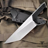 Image of TAKUMITAK 11" Fixed Blade Knife Full Tang D2 Blade 4.88mm Straight Back Blade G10 Handle Kydex Sheath Tactical Knife