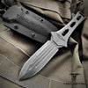 Image of TAKUMITAK 8.75" Fixed Blade Knife Full Tang D2 6.21mm Spear Point Blade Kydex Sheath Hunting Gear