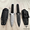 Image of TAKUMITAK 11" Fixed Blade Knife Full Tang D2 Blade 4.71mm Spear Point Blade G10 Handle Kydex Sheath Hunting Knife