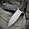 Image of TAKUMITAK 11" Fixed Blade Knife Full Tang D2 Blade 4.71mm Spear Point Blade G10 Handle Kydex Sheath Hunting Knife