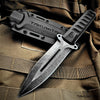 Image of TAKUMITAK 11" Fixed Blade Knife Full Tang D2 Blade 4.71mm Spear Point Blade G10 Handle Kydex Sheath Tactical Knife