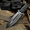 Image of TAKUMITAK 11" Fixed Blade Knife Full Tang D2 Blade 4.71mm Spear Point Blade G10 Handle Kydex Sheath Hunting Knife