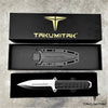 Image of TAKUMITAK 11" Fixed Blade Knife Full Tang D2 Blade 4.71mm Spear Point Blade G10 Handle Kydex Sheath Hunting Knife