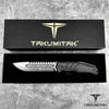 Image of TAKUMITAK 11" Fixed Blade Knife Full Tang D2 Blade 4.79mm Drop Point Blade G10 Handle Kydex Sheath Tactical Knife EDC Bushcraft Go Bag Knife
