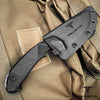 Image of Takumitak 8.75" Fixed Blade Knife Full Tang D2 Blade 4.90mm Drop Point Blade G10 Handle Kydex Sheath Camping Knife Hunting Knife EDC Bushcraft Go Bag Knife
