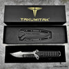 Image of Takumitak 11" Fixed Blade Knife Full Tang Serrated D2 Blade 4.71mm Clip Point Blade G10 Handle Kydex Sheath Survival Knife Rescue Knife EDC Bushcraft Go Bag Knife