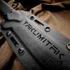 Image of Takumitak 11" Fixed Blade Knife Full Tang Serrated D2 Blade 4.71mm Clip Point Blade G10 Handle Kydex Sheath Tactical Knife EDC Bushcraft Go Bag Knife