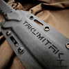 Image of Takumitak 11" Fixed Blade Knife Full Tang Serrated D2 Blade 4.71mm Clip Point Blade G10 Handle Kydex Sheath Tactical Knife EDC Bushcraft Go Bag Knife