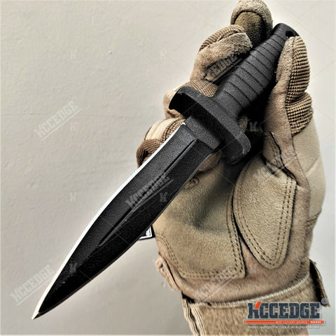 7" Double Edge Slim Boot Knife Fixed Blade Knife With Removeable Fire Starter