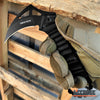 Image of 7.5" Scythe Fixed Blade Knife With Kydex Sheath Tactical Knife Survival Knife Emergency Knife