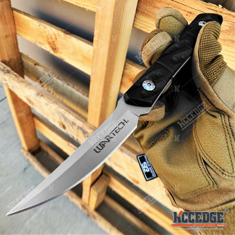 7.5" Fixed Blade Knife With Kydex Sheath And Molle Compatible Sheath Attachment
