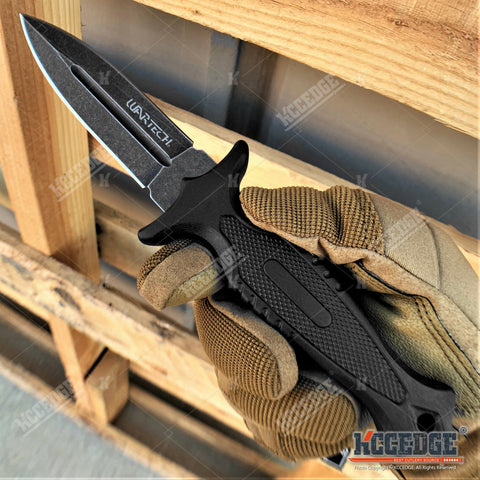 9" Fixed Blade Knife With Kydex Sheath And Molle Compatible Sheath Attachment
